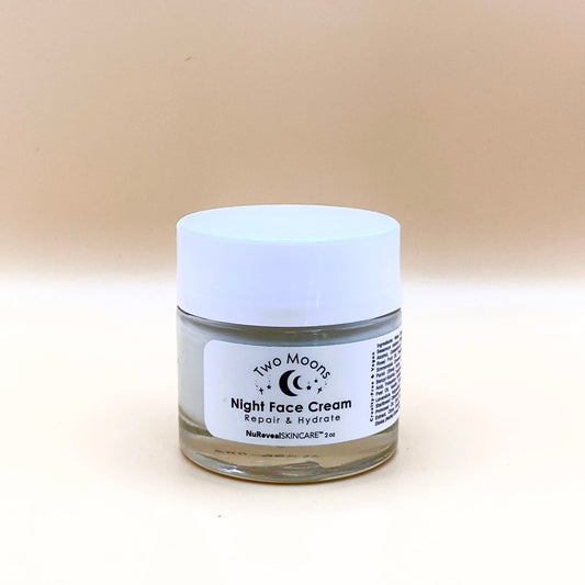 TWO MOONS ☾☾ NIGHT FACE CREAM - Repair & Hydrate - NEW FORMULA!