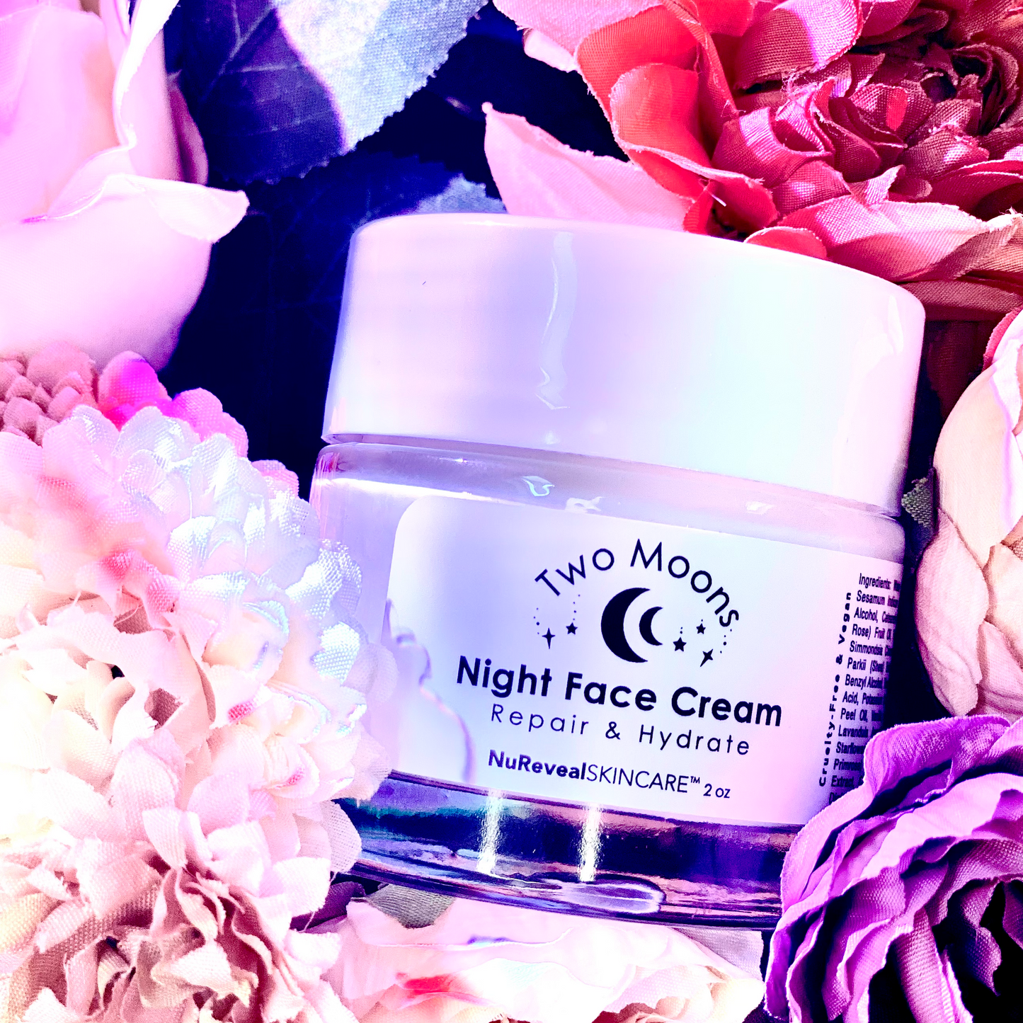 TWO MOONS ☾☾ NIGHT FACE CREAM - Repair & Hydrate - NEW FORMULA!