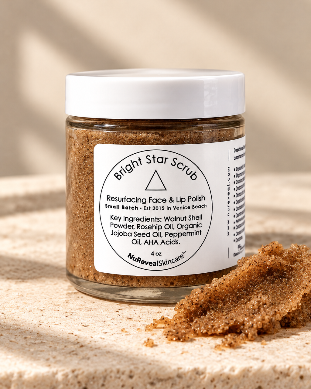 BRIGHT STAR SCRUB △ Resurfacing Face & Lip Polish