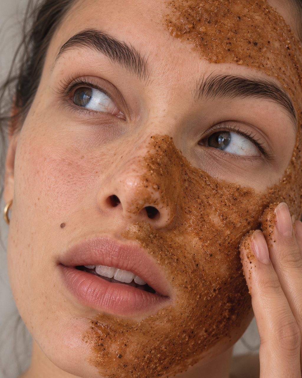 BRIGHT STAR SCRUB △ Resurfacing Face & Lip Polish