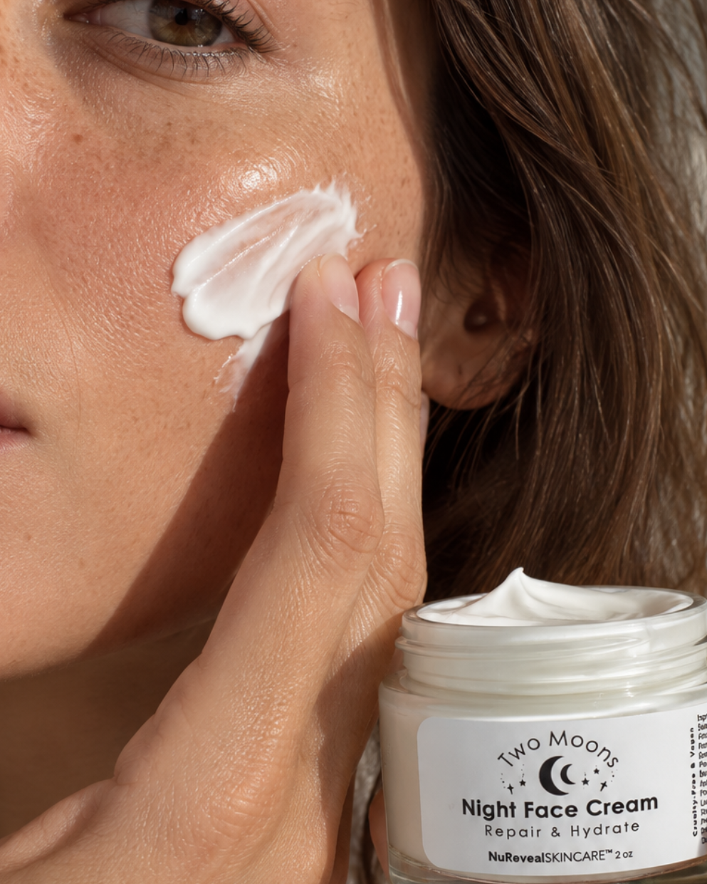 TWO MOONS ☾☾ NIGHT FACE CREAM - Repair & Hydrate - NEW FORMULA!