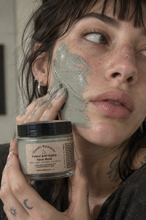 GREEN REMEDY △ Potent Anti-Aging Face Mask - New Batch!