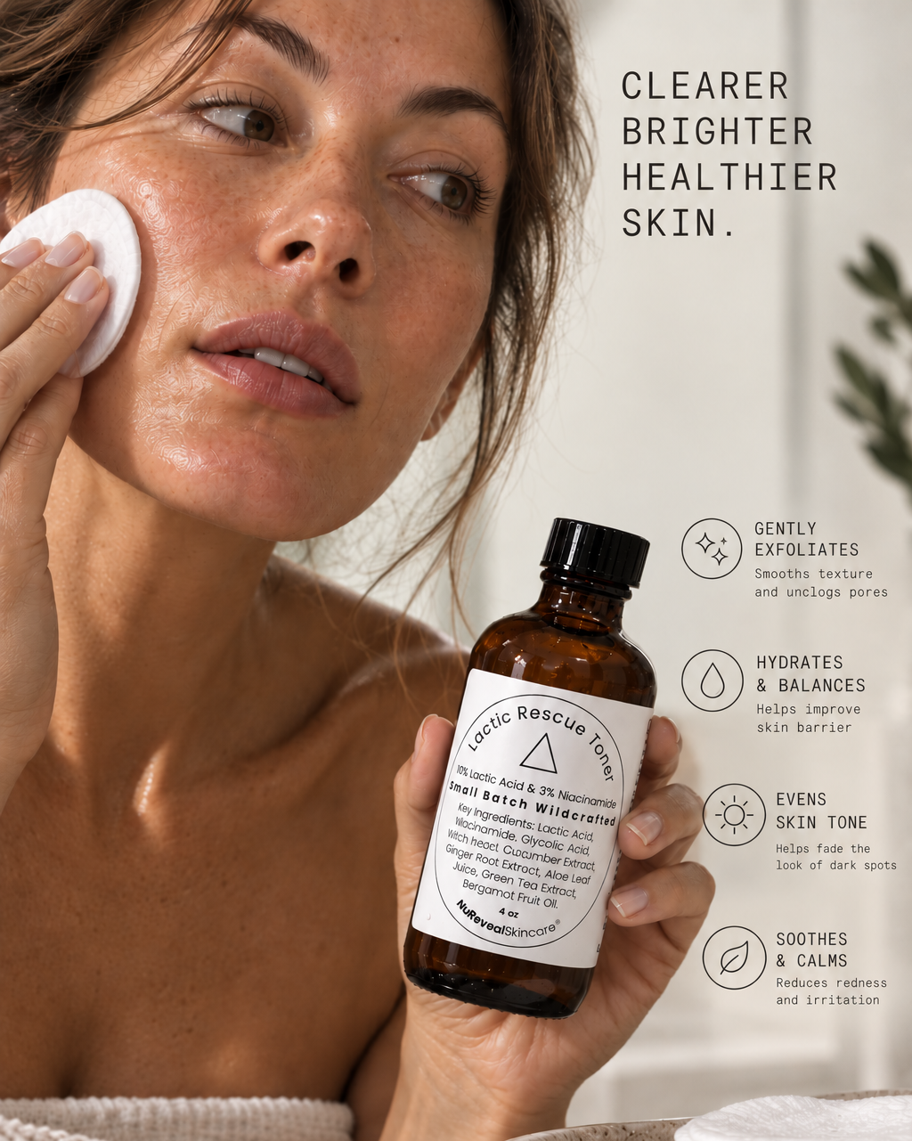 LACTIC RESCUE TONER △ Niacinamide + Glycolic Acid - For ultra-sensitive skin