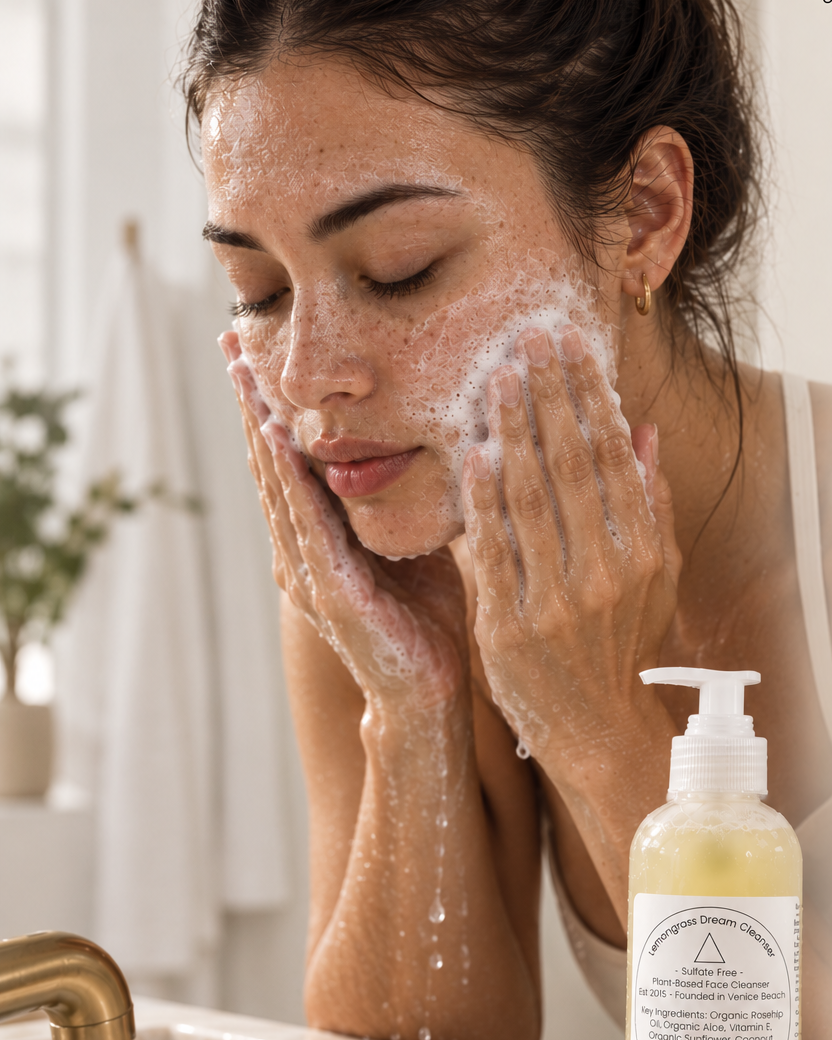 LEMONGRASS DREAM △ Gentle Foaming Facial Cleanser - Sulfate Free!