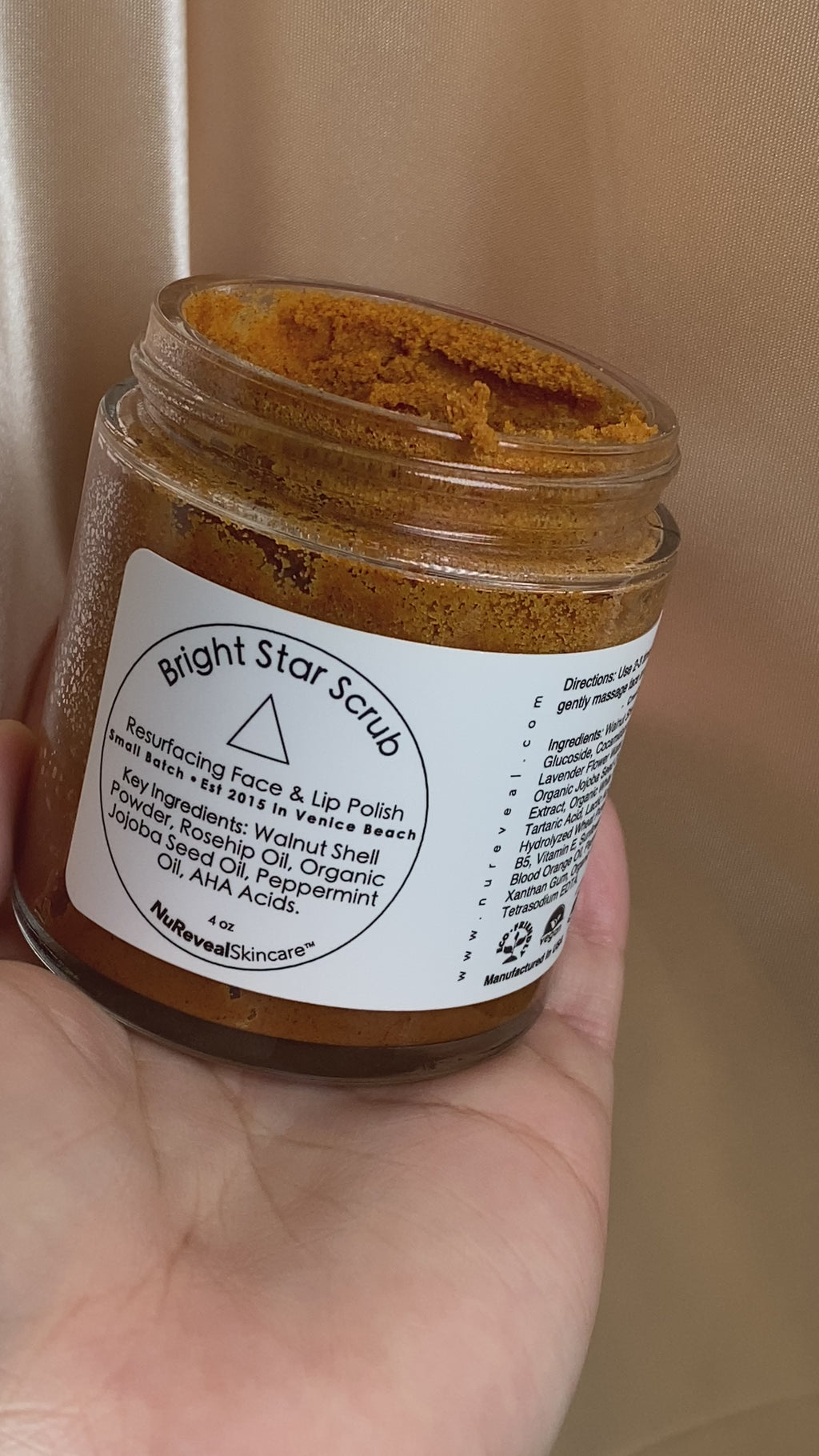 BRIGHT STAR SCRUB △ Resurfacing Face & Lip Polish