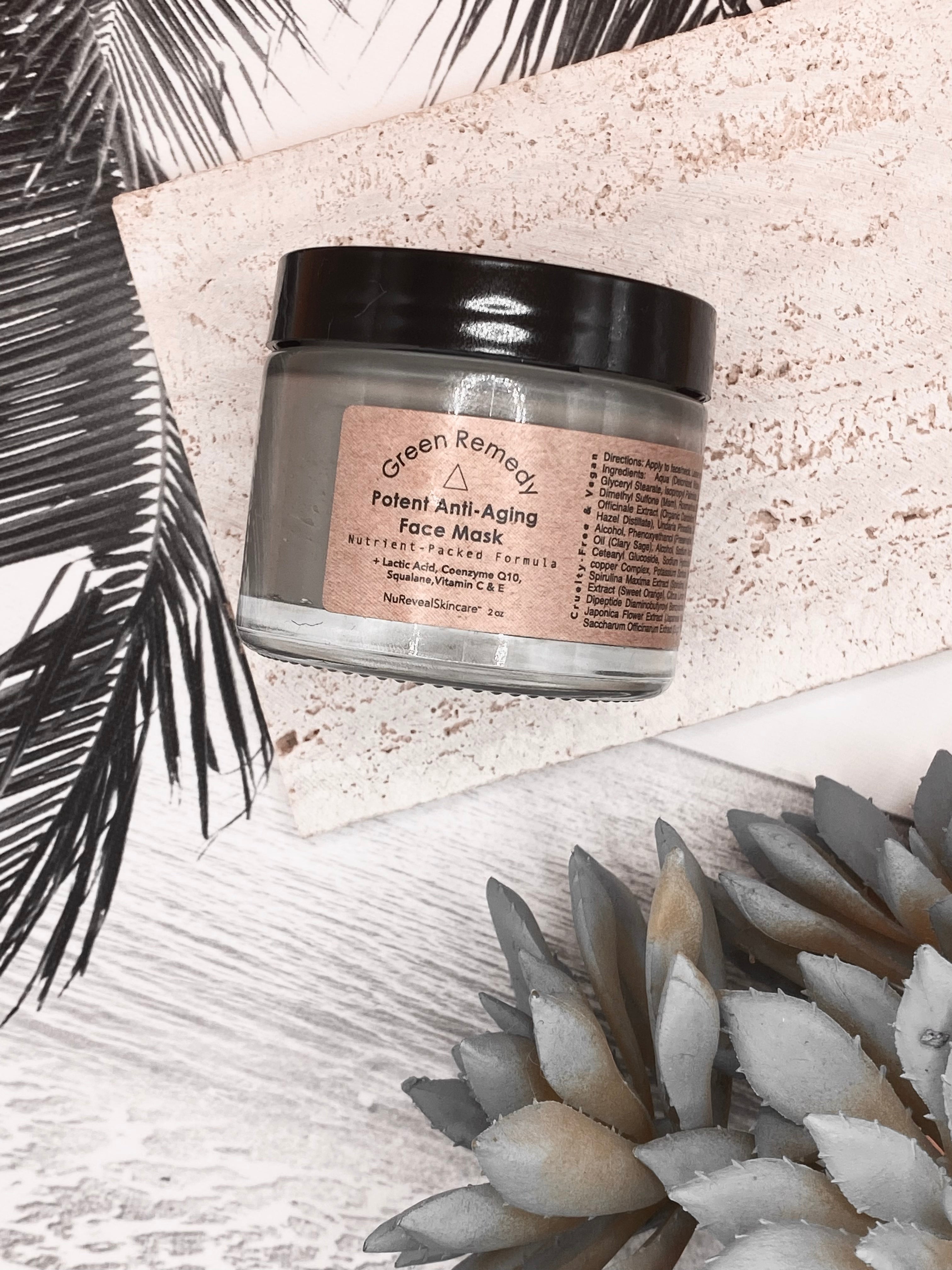 GREEN REMEDY △ Potent Anti-Aging Face Mask - New Batch!